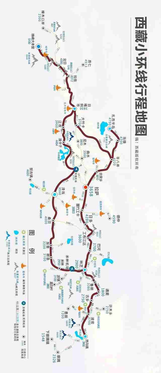 进藏路线图 自驾进藏最佳路线图 - 旅游资讯 - 旅游