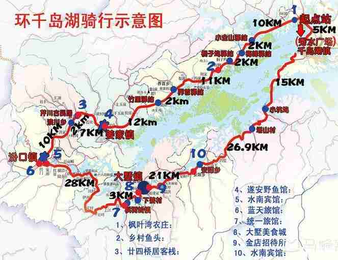 千岛湖环湖自驾游路线攻略